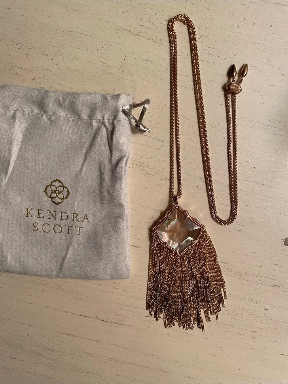 Kendra Scott Kingston long pendant necklace